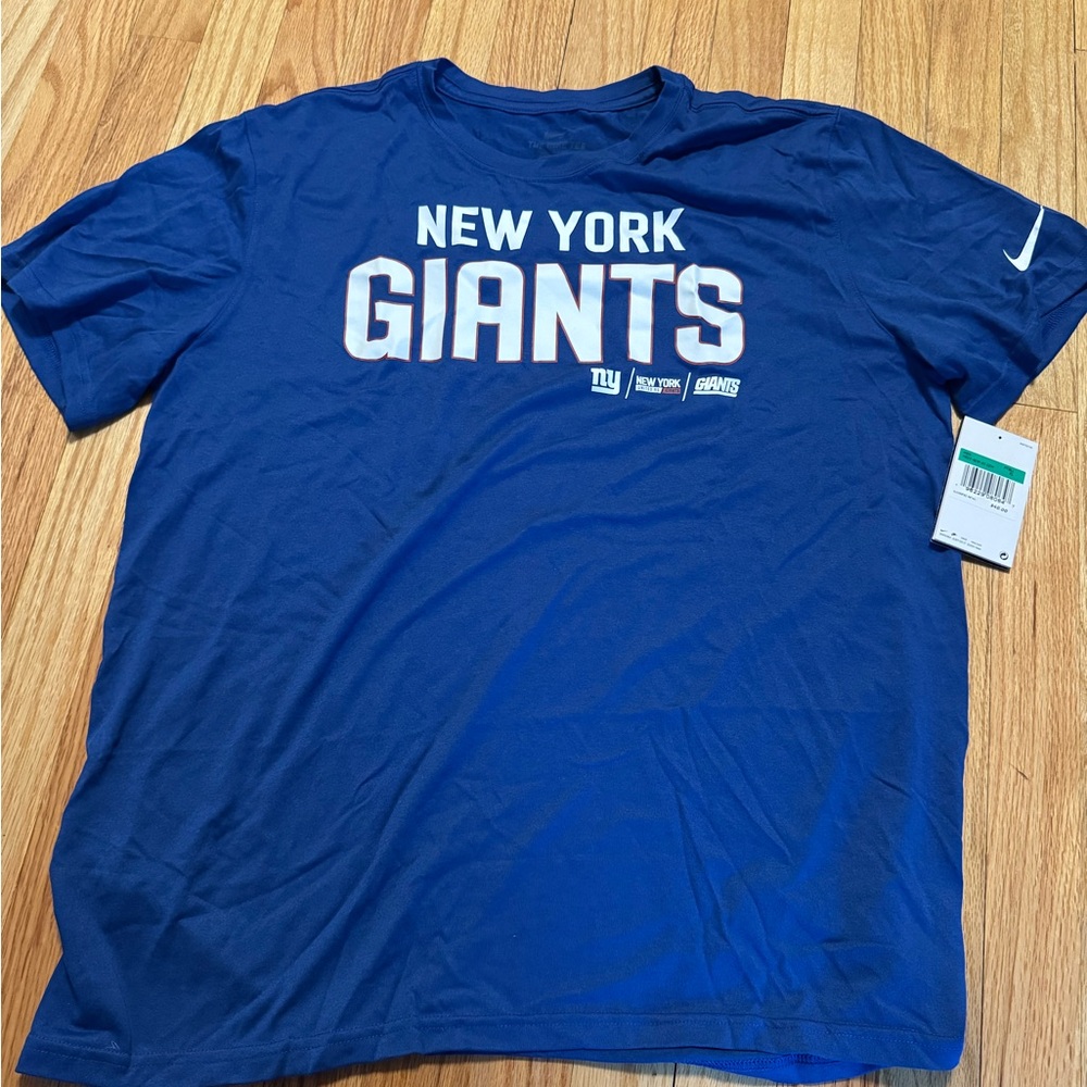 Nike Blue New York Giants Short Sleeve Tee